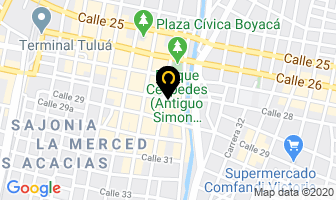 Mapa de Orthoplan en Tulua