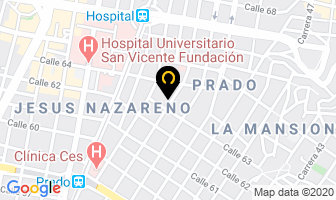 Mapa de Orthopraxis S.a. en Medellín