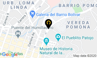 Mapa de Ortíz Solarte Luis Armando en Popayán