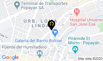 Mapa de Ortomedicauca en Popayán