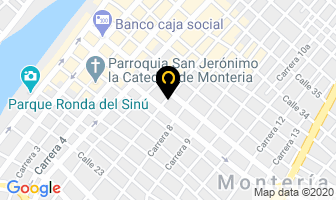 Mapa de Ortopedia Del Sinu Ltda en Montería
