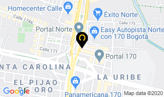 Mapa de Ortopédica Norte en Bogotá D.C