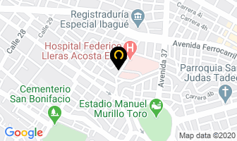 Mapa de Ortopedica Traumacenter en Ibagué