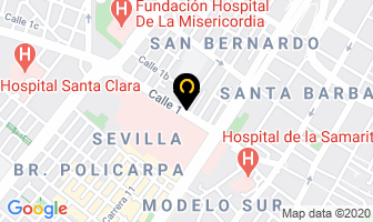 Mapa de Ortopédica Universo en Bogotá D.C