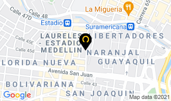 Mapa de Ortopedicos Gema en Medellín