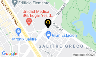 Mapa de Ortopedicos Vivir en Bogotá D.C