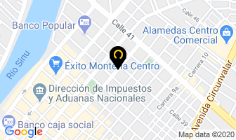 Mapa de Ortosalud Yira Calonge en Montería