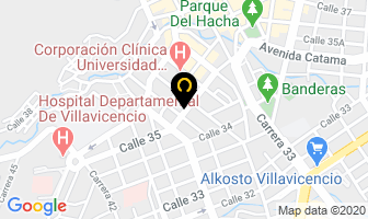 Mapa de Ortosonrisa en Villavicencio