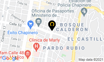 Mapa de Orvesa Ltda en Bogotá D.C