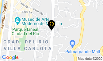 Mapa de Oscar Autos en Medellín