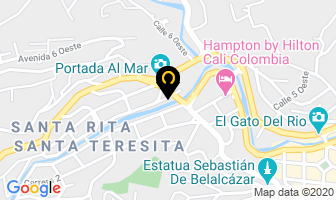 Mapa de Oscar Gómez & Cía. Ltda. en Cali