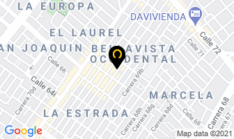 Mapa de Osejo Ordóñez Bernardo Antonio en Bogotá D.C