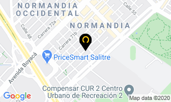 Mapa de Osh Ltda. en Bogotá D.C