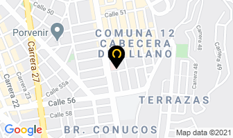 Mapa de Osma Rueda Jose Luis en Bucaramanga
