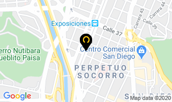 Mapa de Osmar Autos en Medellín