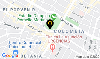 Mapa de Osorio Abdala Milena en Barranquilla