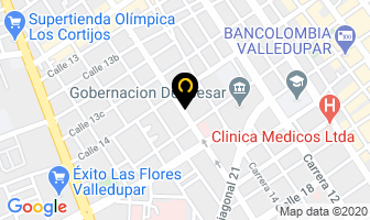 Mapa de Ospino Peña Carlos Alberto en Valledupar