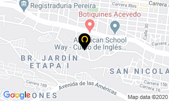 Mapa de Ossa Ossa Miguel Homero en Pereira