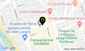 Mapa de Osso Esperanza Andrade De en Neiva