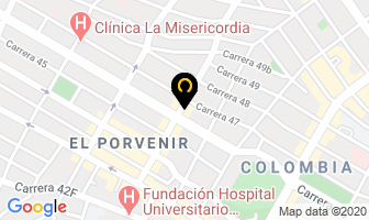 Mapa de Osteo Norte Ltda. en Barranquilla