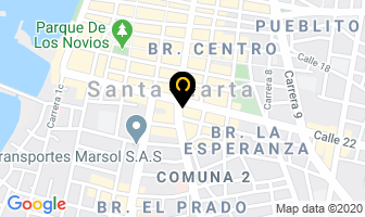 Mapa de Oswaldo Gil Garcia en Santa Marta
