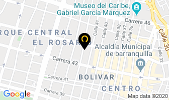 Mapa de Oswalth Barrero Quiroga en Barranquilla
