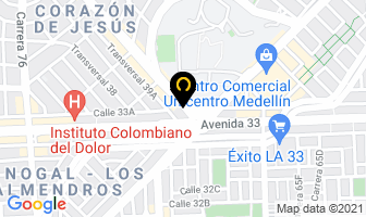 Mapa de Outlet Saldos en Medellín