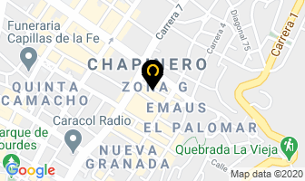 Mapa de Outsorcing Administrativo Internacional Ltda en Bogotá D.C