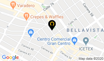 Mapa de Outsourcing Banco De Occidente en Barranquilla