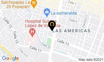 Mapa de Outsourcing Comunicaciones Estratégicas en Popayán