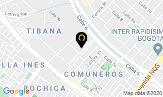 Mapa de Oxi 50 Oxigeno Medicinal en Bogotá D.C
