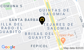 Mapa de Oxi-rental S.a.s. en Cali