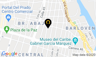 Mapa de Oxiaced en Barranquilla