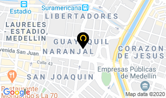 Mapa de Oxicarburos en Medellín