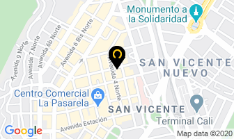 Mapa de Oximed Ltda. en Cali