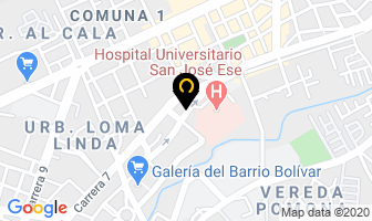Mapa de Oximedica Popayan en Popayán