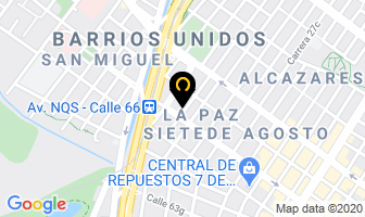 Mapa de Oxiprod en Bogotá D.C