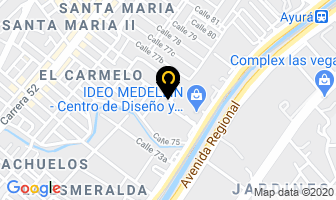 Mapa de Oxiquímica en Itaguí