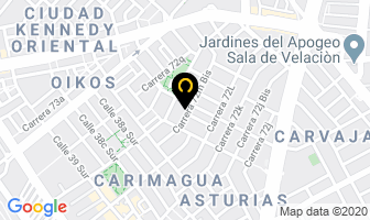 Mapa de Oxiredes Ltda. en Bogotá D.C
