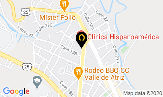 Mapa de Oxivida en Pasto