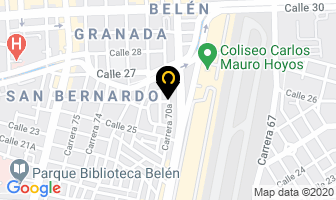 Mapa de Ozonind Ltda. en Medellín