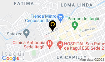 Mapa de Ozono Tatto Piercing en Medellín