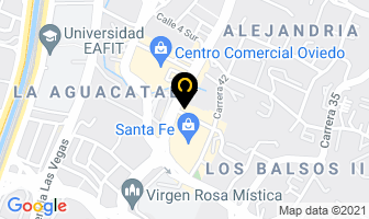Mapa de Ozonoterapia en Medellín