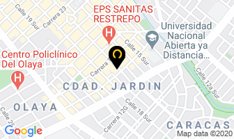 Mapa de P A M Colombia S.a. en Bogotá D.C