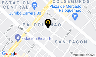 Mapa de P & R Neumática Ltda. en Bogotá D.C