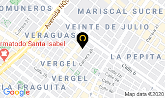 Mapa de P Y T Impresores Ltda. en Bogotá D.C