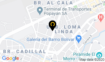 Mapa de Pacco´s El Placer De La Pizza en Popayán