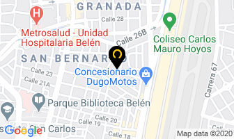 Mapa de Pachis en Medellín