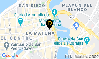 Mapa de Pacho Copias en Cartagena