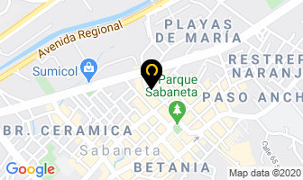 Mapa de Pacho Pinturas en Sabaneta